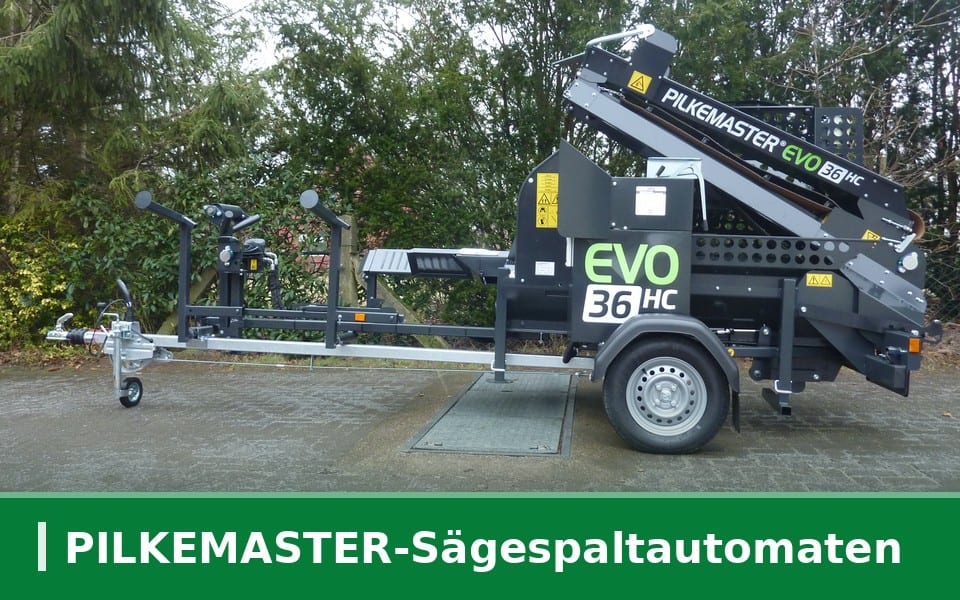 PILKEMASTER EVO 36 HC Sägespaltautomat auf Fahrgestell bei Forsttechnik Könemann in 29643 Neuenkirchen